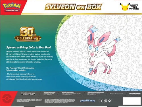 (Preorder) Pokémon 30th Celebration Sylveon ex Box - ME: 30th Celebration