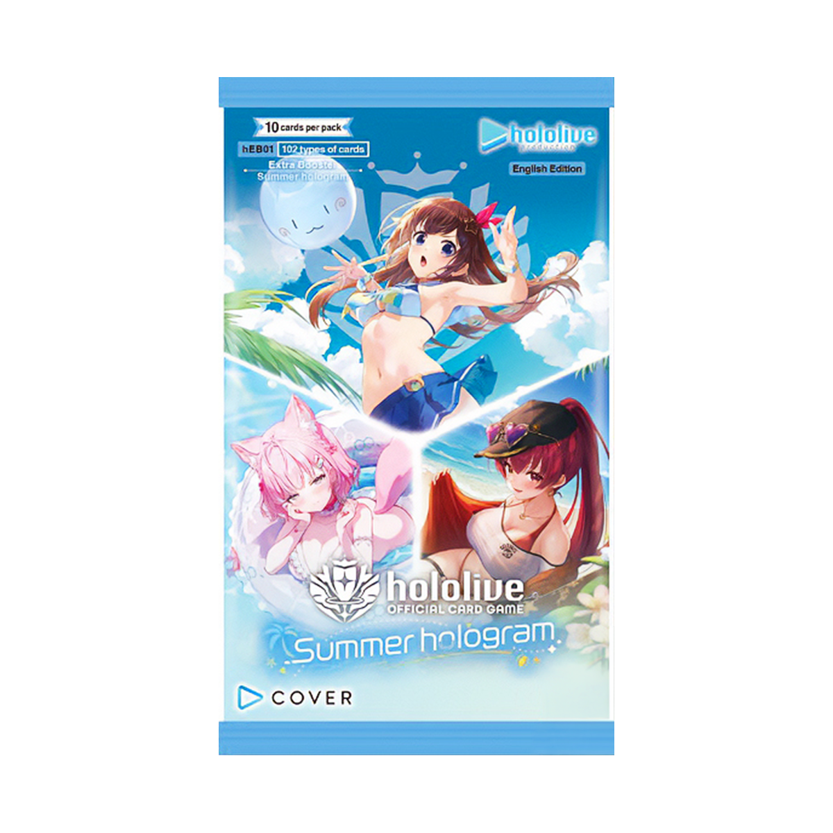 hololive Official Card Game - Extra Booster - Summer hologram - Display Case (12x Booster Boxes)