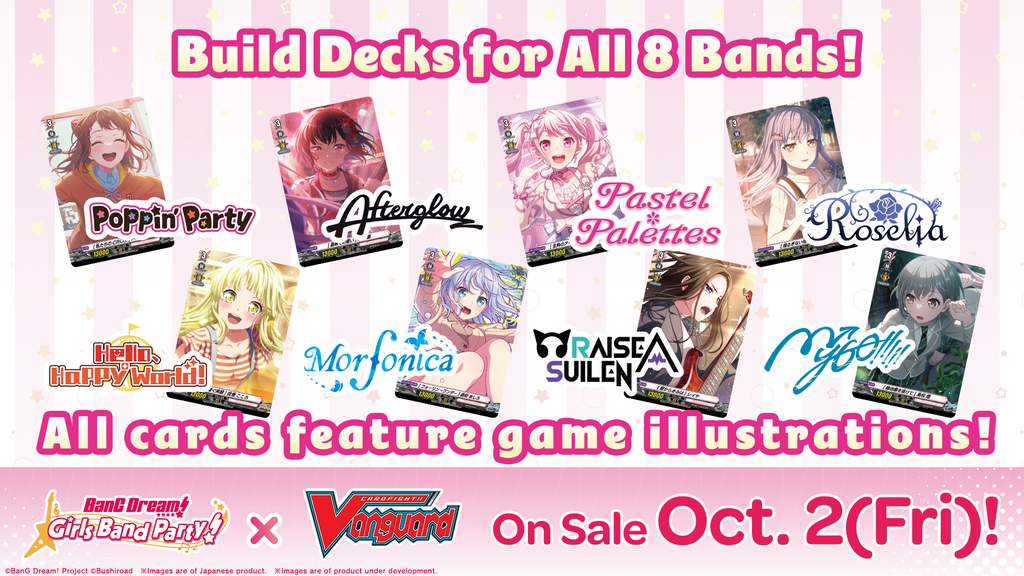 Cardfight!! Vanguard - Title Booster Premium 01 - BanG Dream! Girls Band Party! - Display Case (20x Booster Boxes)